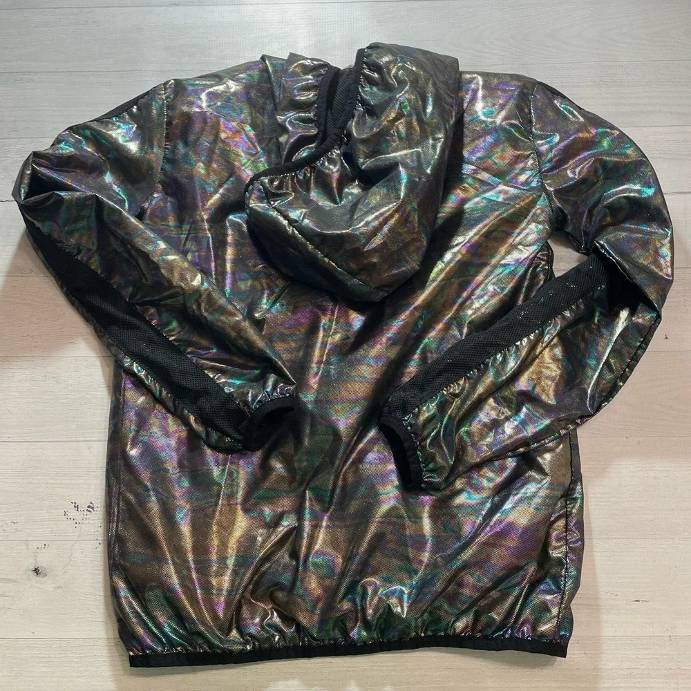 Ideology girls black metallic jacket youth‎ large
